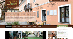Desktop Screenshot of penzion-podlipo.com